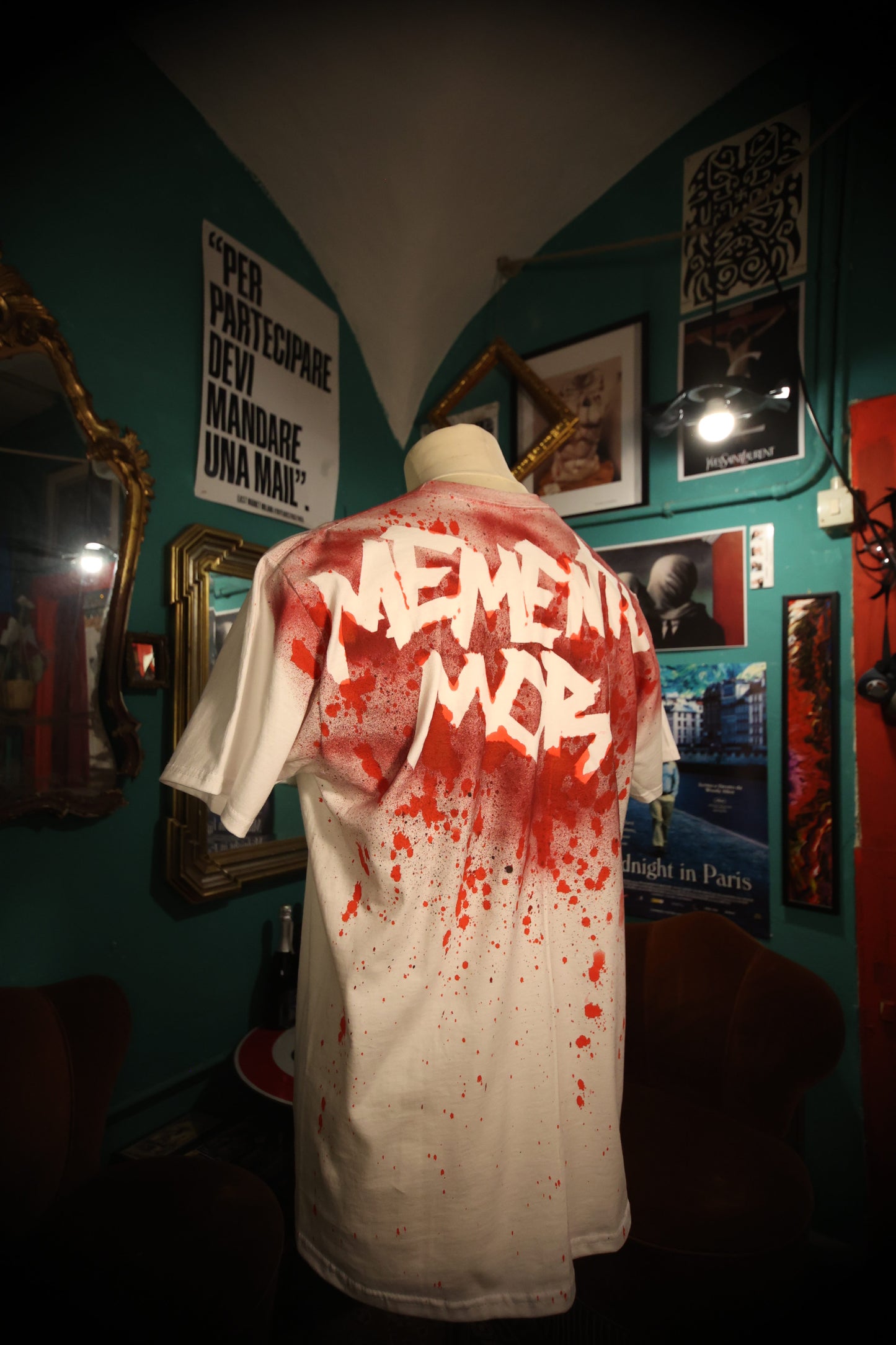 T-Shirt Handmade "Memento Mori" - Avantgarde
