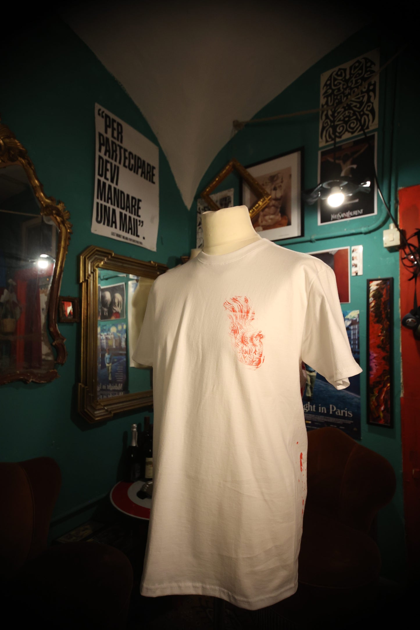 T-Shirt Handmade "Memento Mori" - Avantgarde