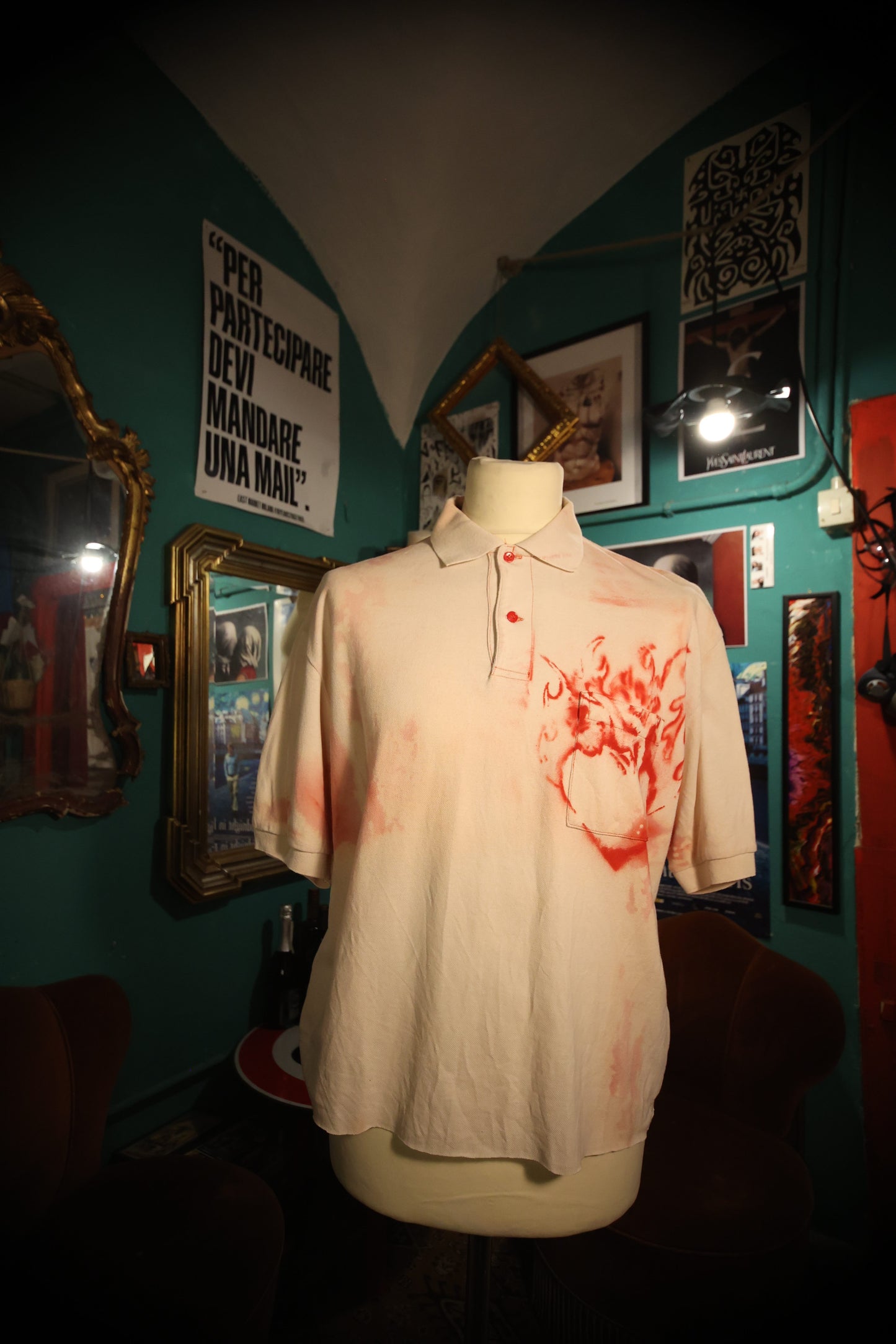 Polo Handmade "Bleach I" - Avantgarde
