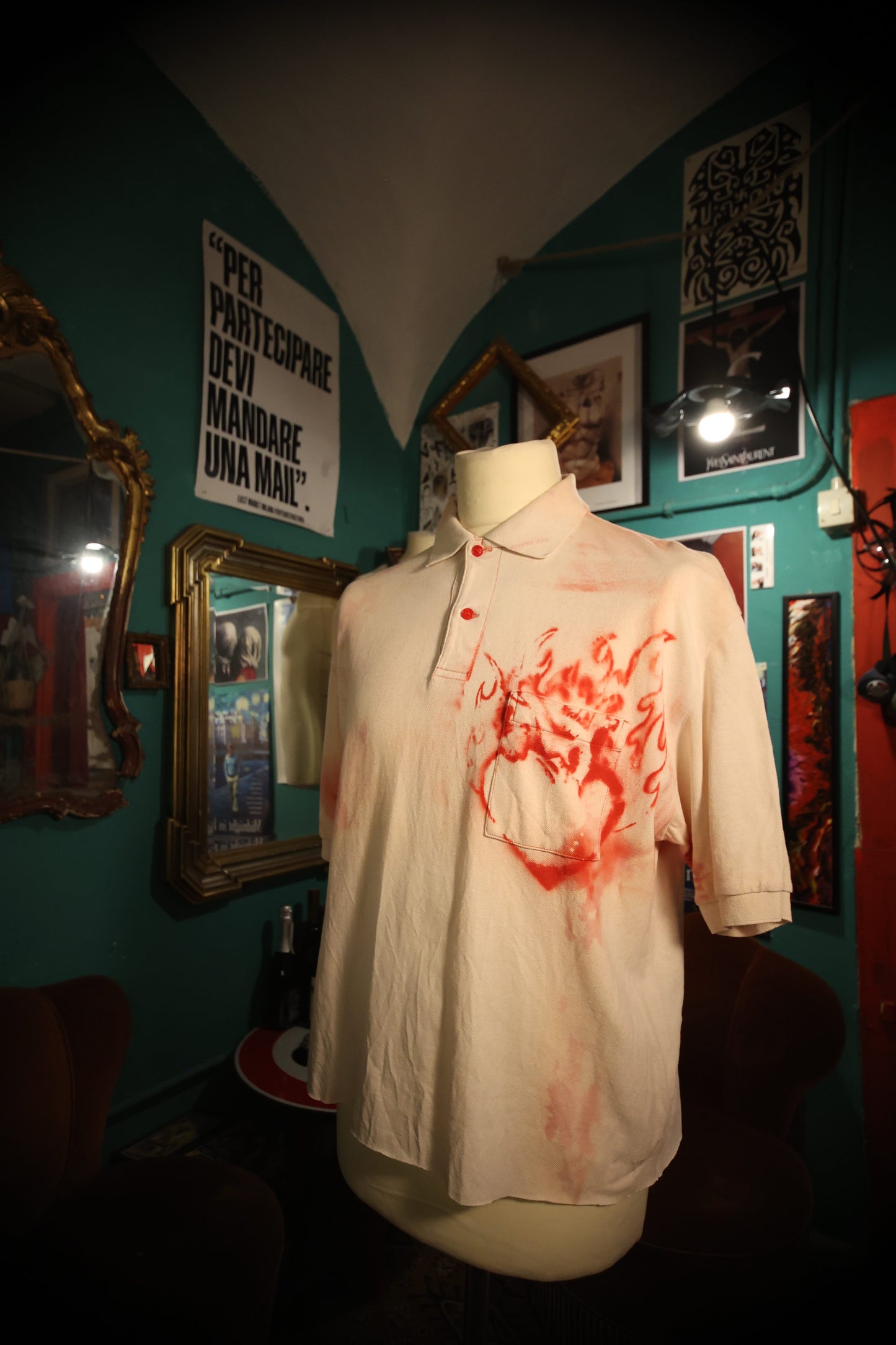 Polo Handmade "Bleach I" - Avantgarde
