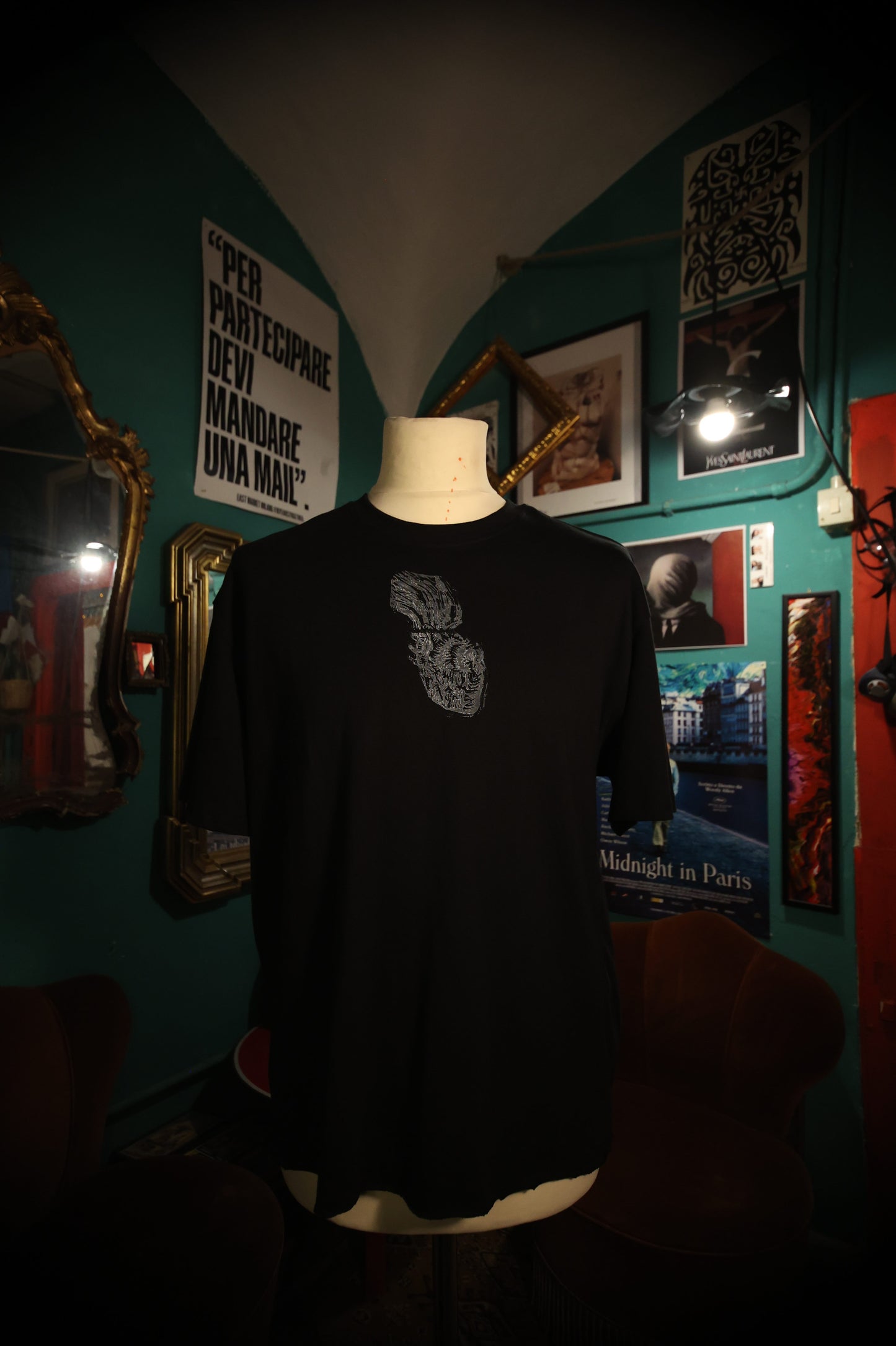 T-Shirt Oversize "Coeur Rebelle" - Avantgarde