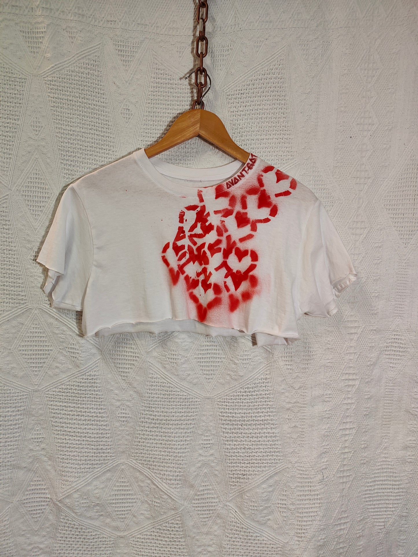T-Shirt Handmade "Hearts" - Avantgarde