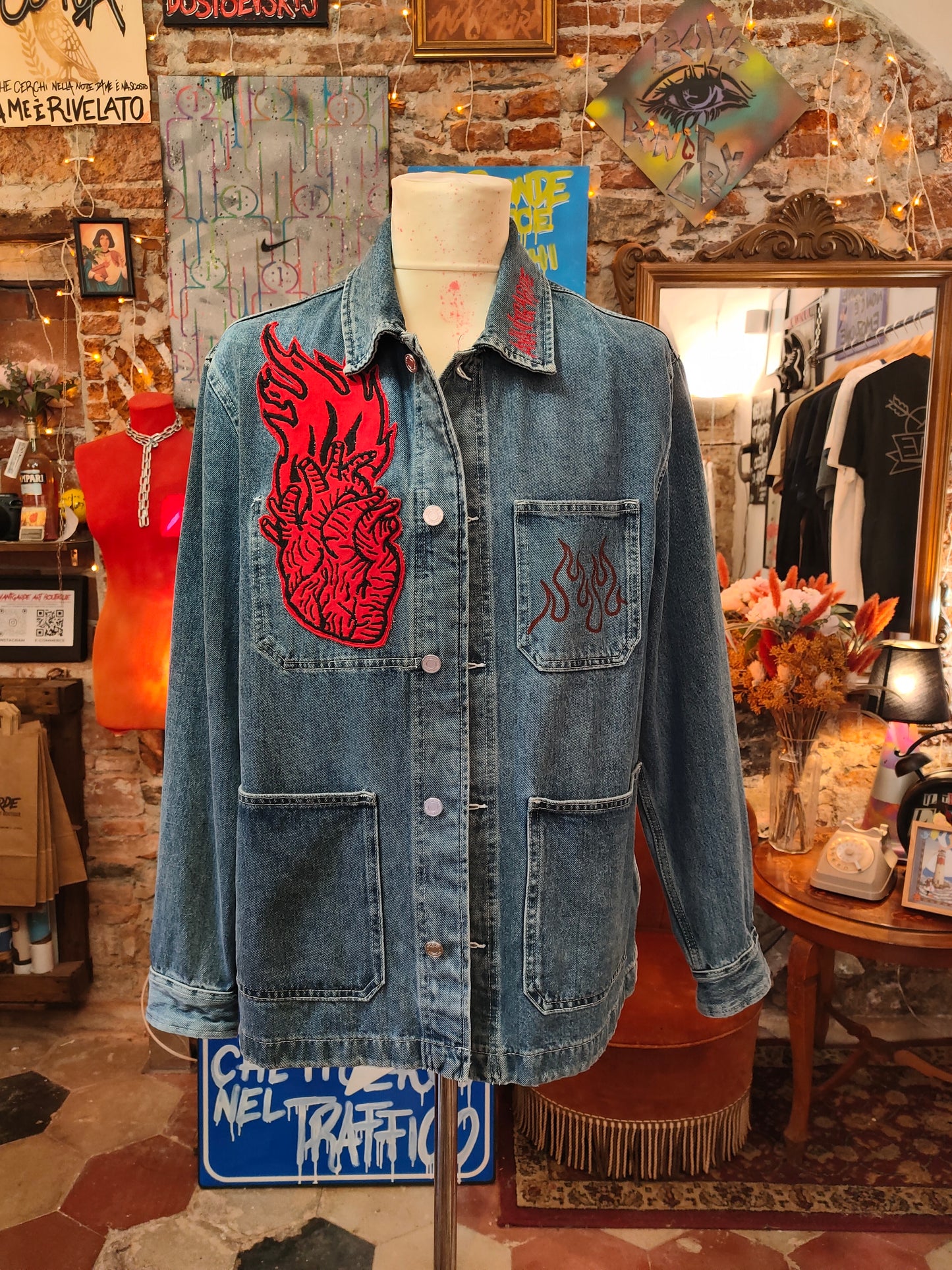 Giacca in Denim "Sacred" - Avantgarde