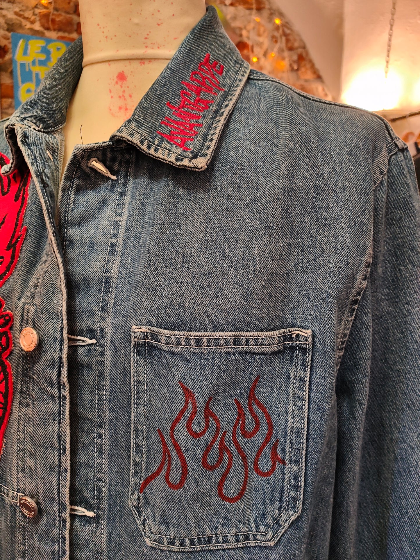 Giacca in Denim "Sacred" - Avantgarde
