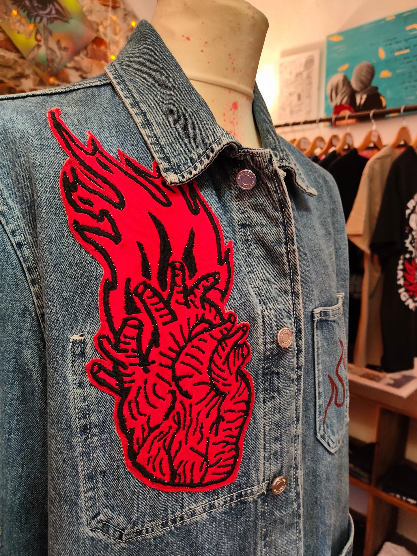Giacca in Denim "Sacred" - Avantgarde