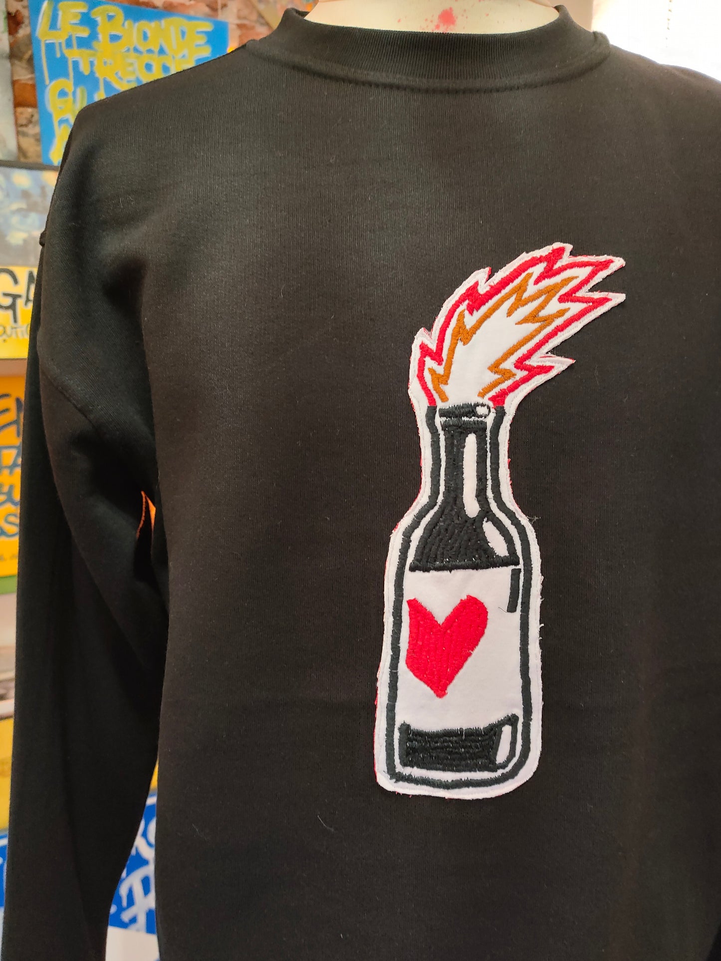 Felpa Handmade "Molotov" - Avantgarde