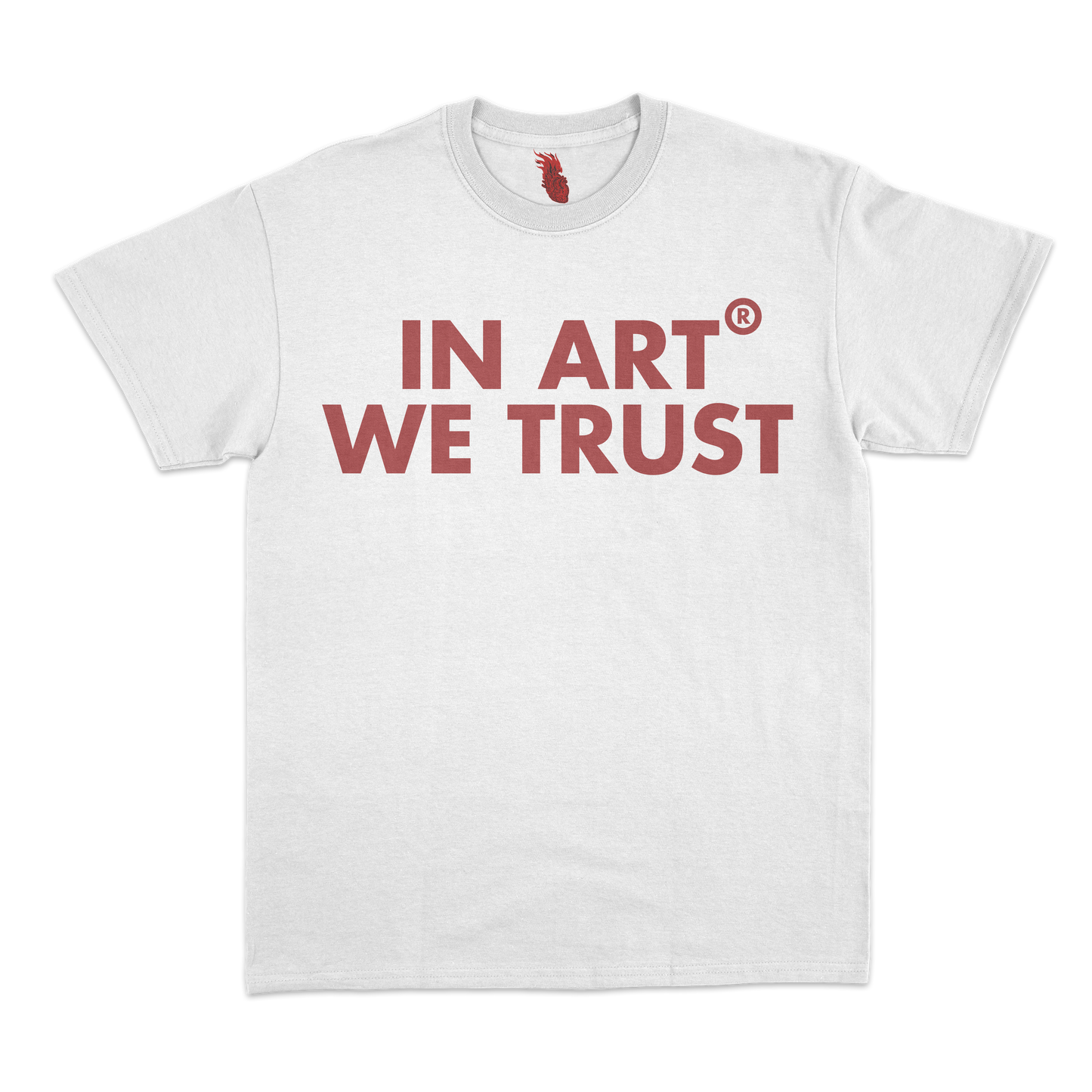T-Shirt "In Art We Trust" White - Avantgarde