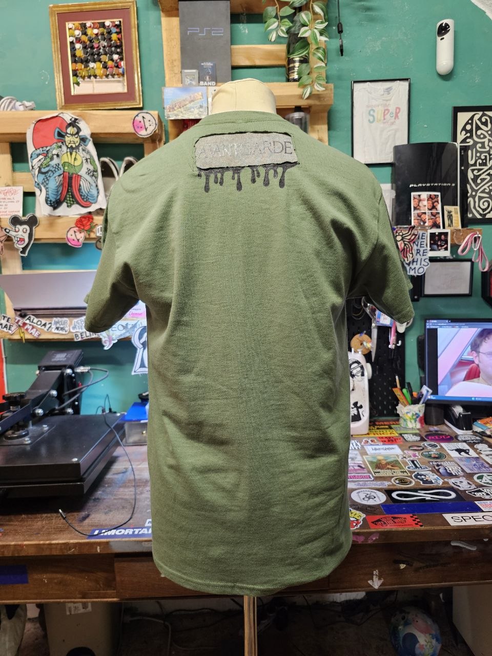 T-Shirt Handmade "Memento Mori II" - Avantgarde