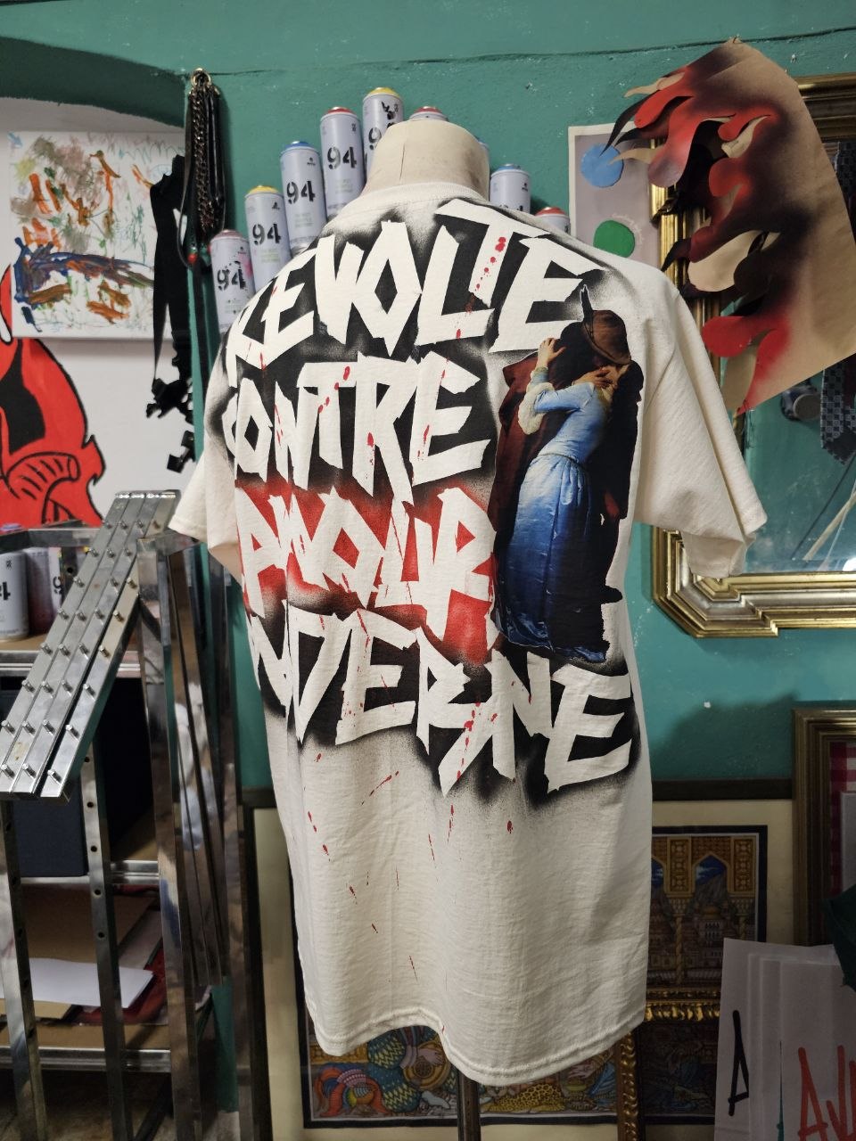 T-Shirt Handmade "Révolte" - Avantgarde