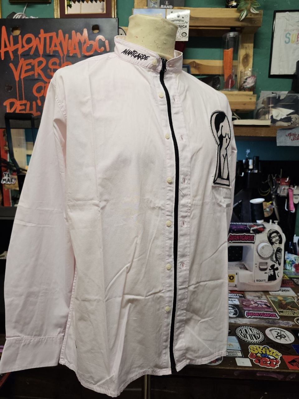 Camicia con Zip "Lock" - Avantgarde