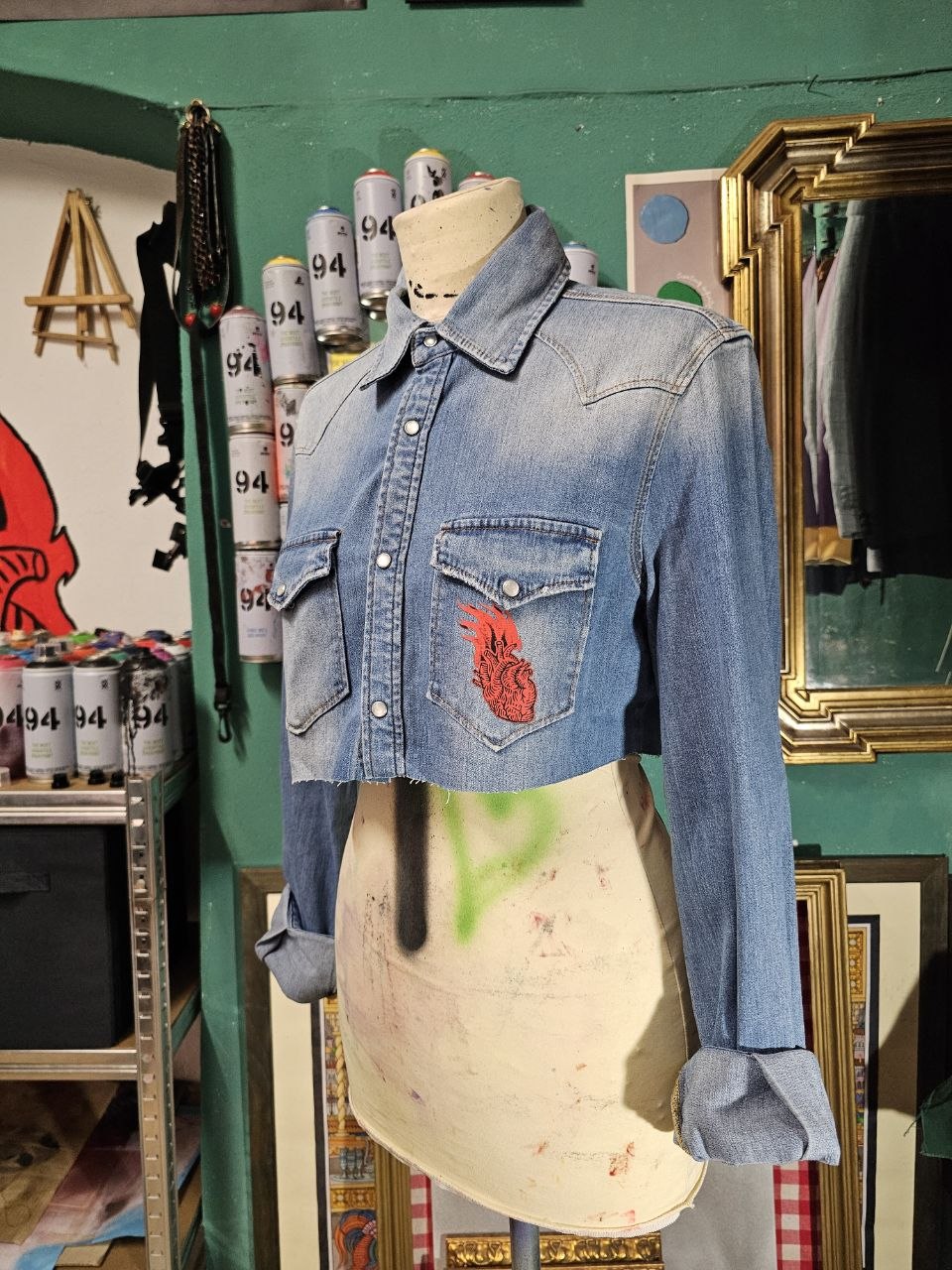 Camicia Crop "Cowgirl" - Avantgarde