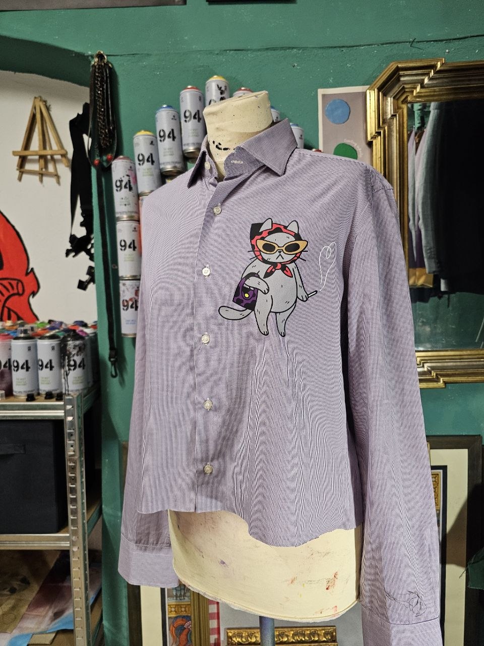 Camicia Crop "Kitty" - Avantgarde