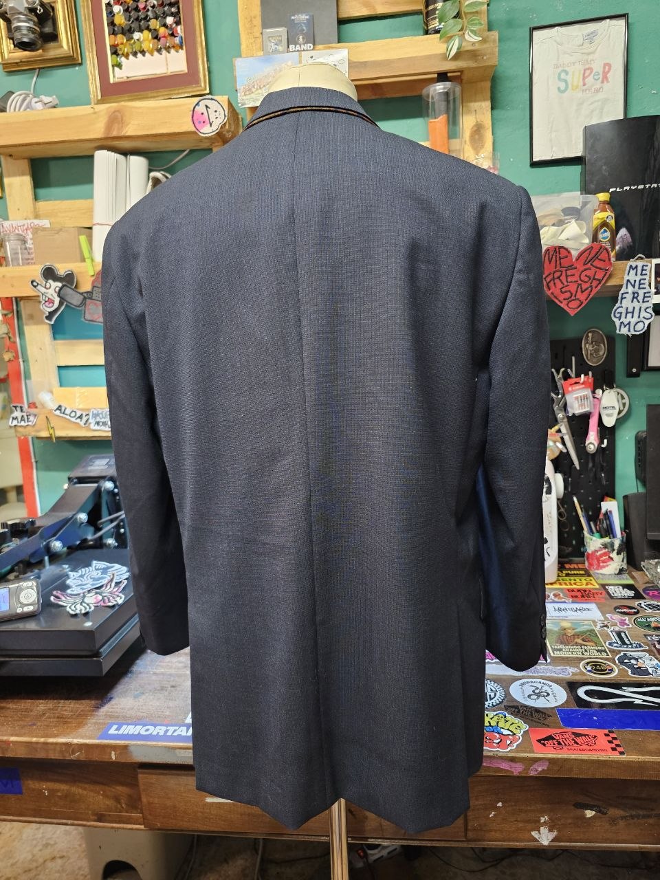 Blazer Handmade "Coeur Rebelle" - Avantgarde