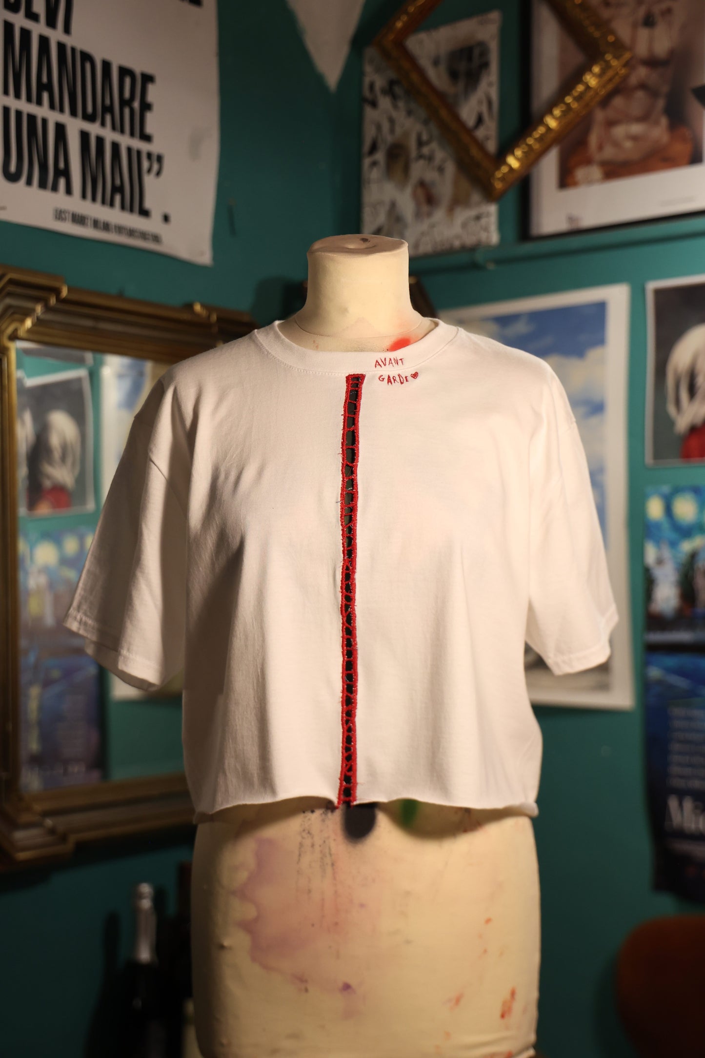 T-Shirt Handmade "Line" - Avantgarde