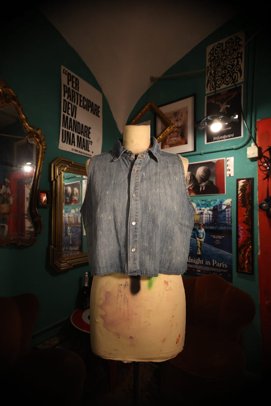 Camicia Crop "Grease" - Avantgarde