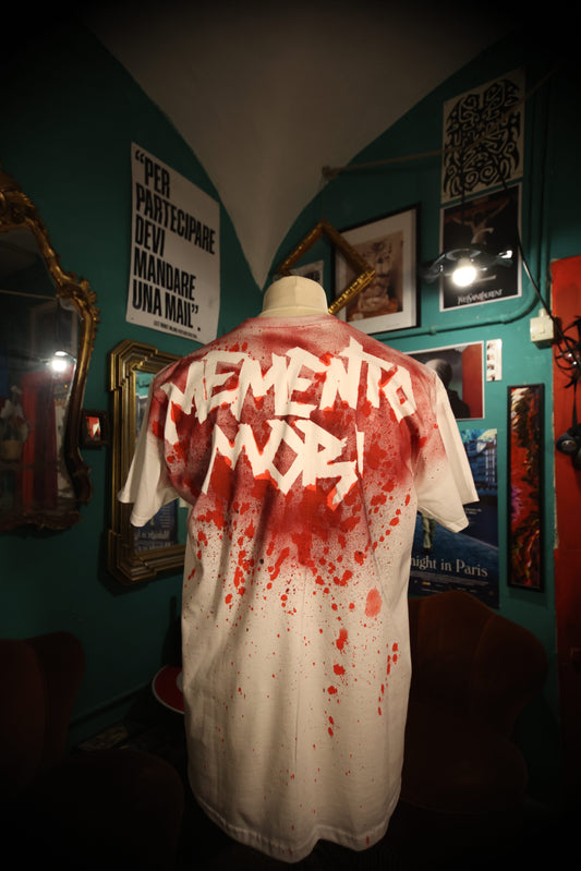 T-Shirt Handmade "Memento Mori" - Avantgarde