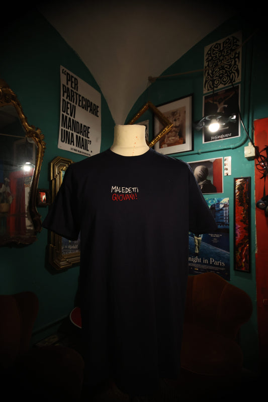 T-Shirt Ricamata "Maledetti Giovani II" - Avantgarde