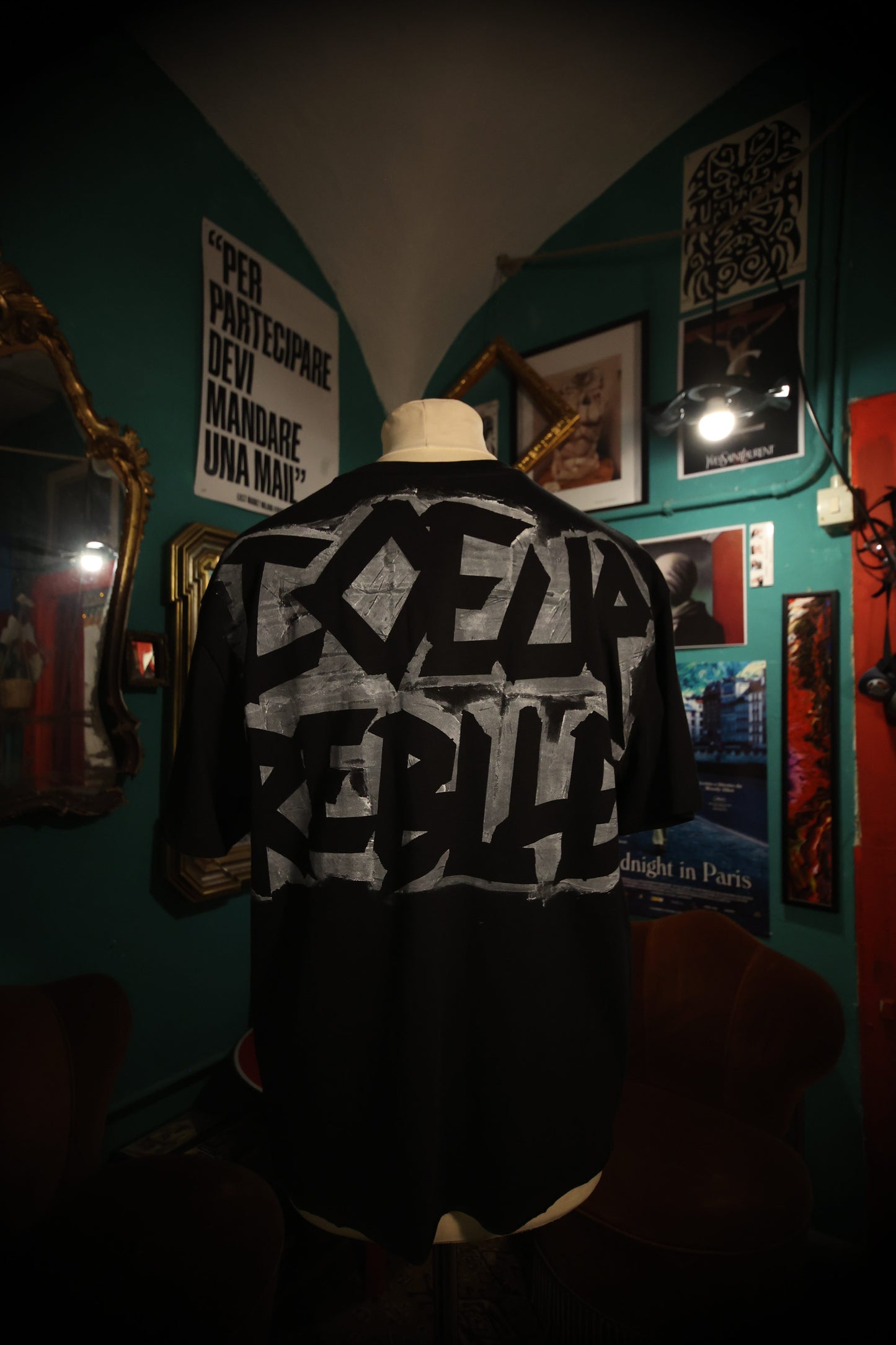 T-Shirt Oversize "Coeur Rebelle" - Avantgarde