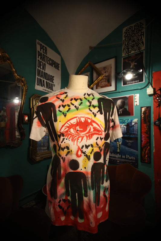 T-Shirt Handmade "Wall" - Avantgarde