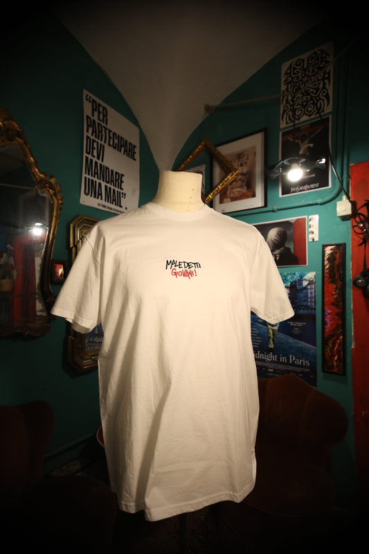 T-Shirt Ricamata "Maledetti Giovani III" - Avantgarde