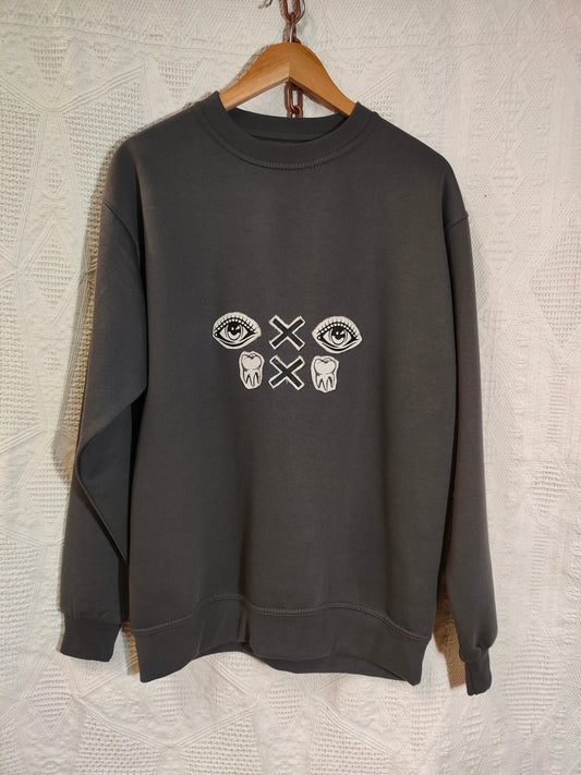 Felpa Handmade "OcchioXOcchio" - Avantgarde