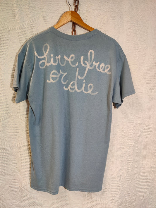 T-Shirt Handmade "Live Free" - Avantgarde