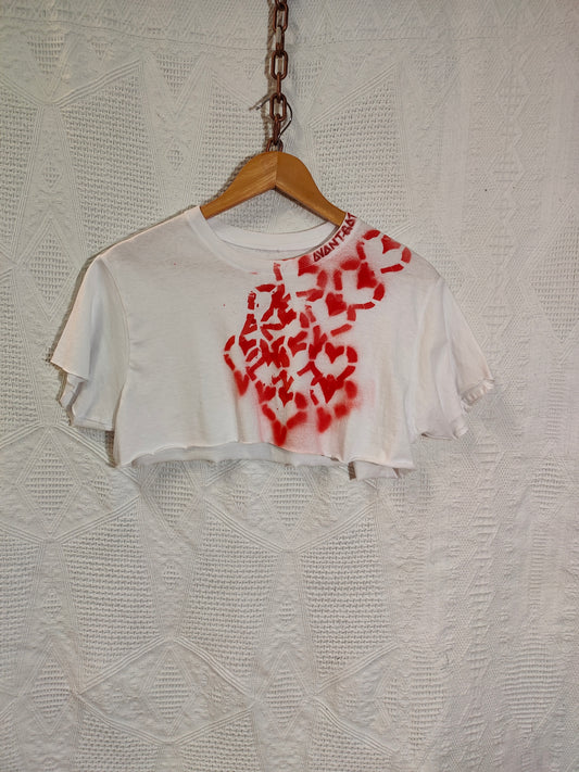 T-Shirt Handmade "Hearts" - Avantgarde