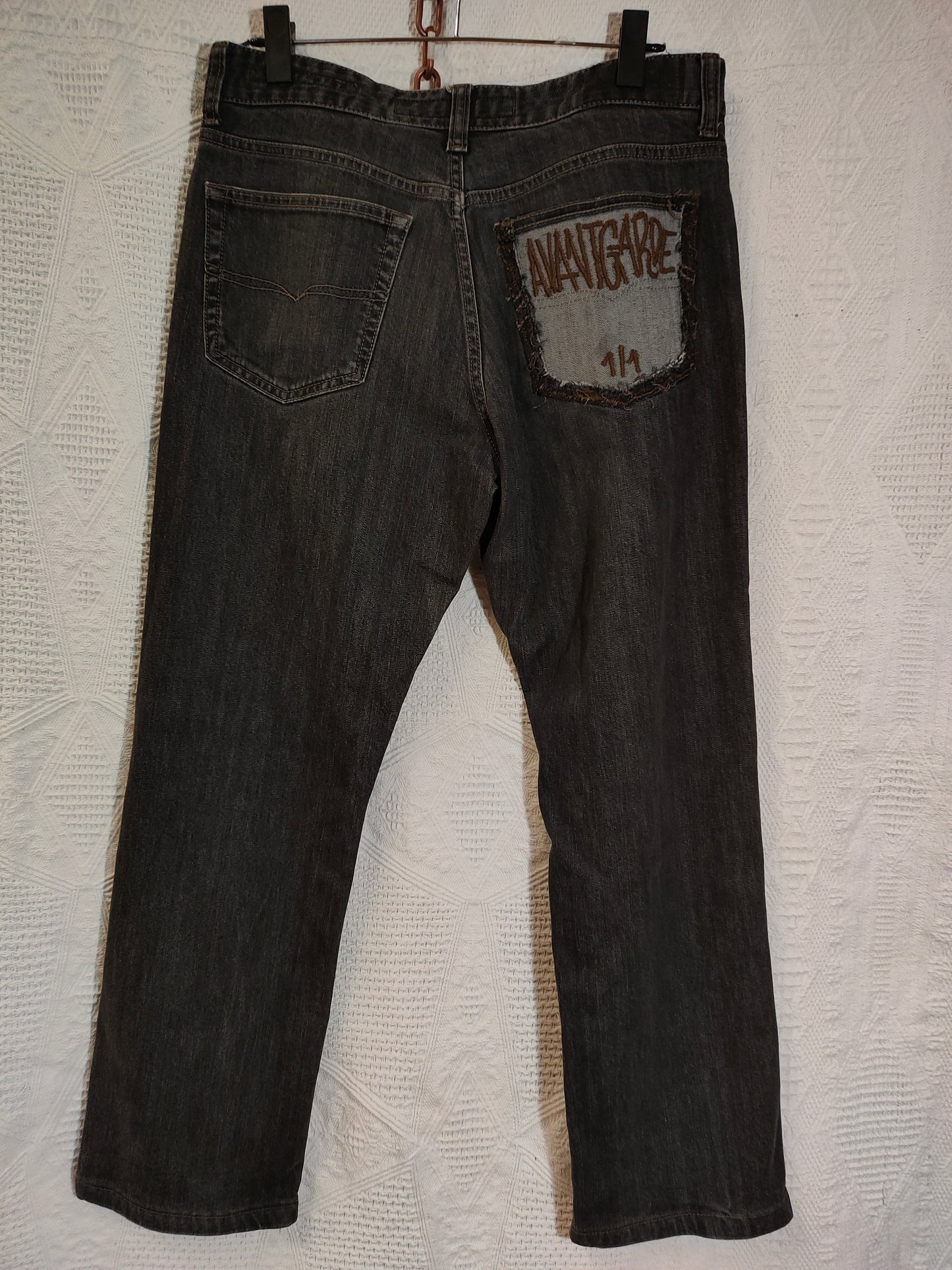 Jeans Handmade "Lotus" - Avantgarde