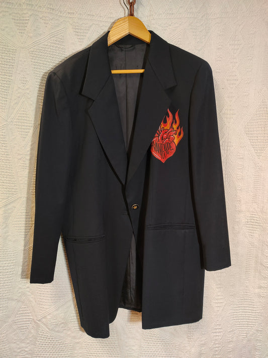 Blazer Handmade "BurningHearts" - Avantgarde