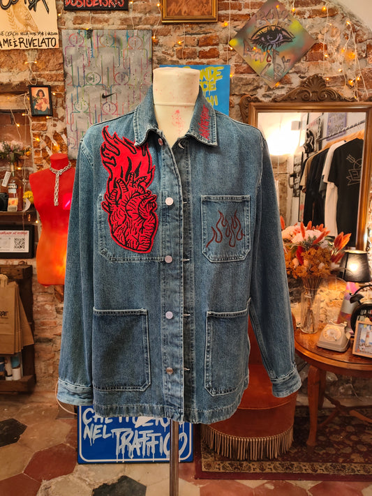 Giacca in Denim "Sacred" - Avantgarde