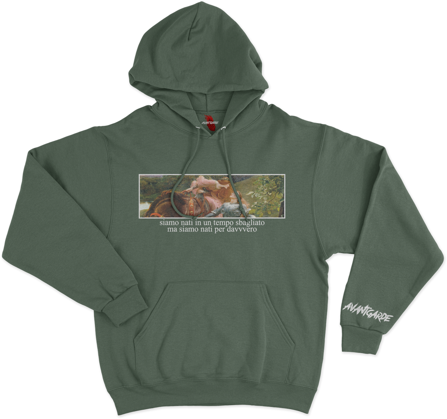 Felpa "Siamo nati in un tempo sbagliato" - Avantgarde