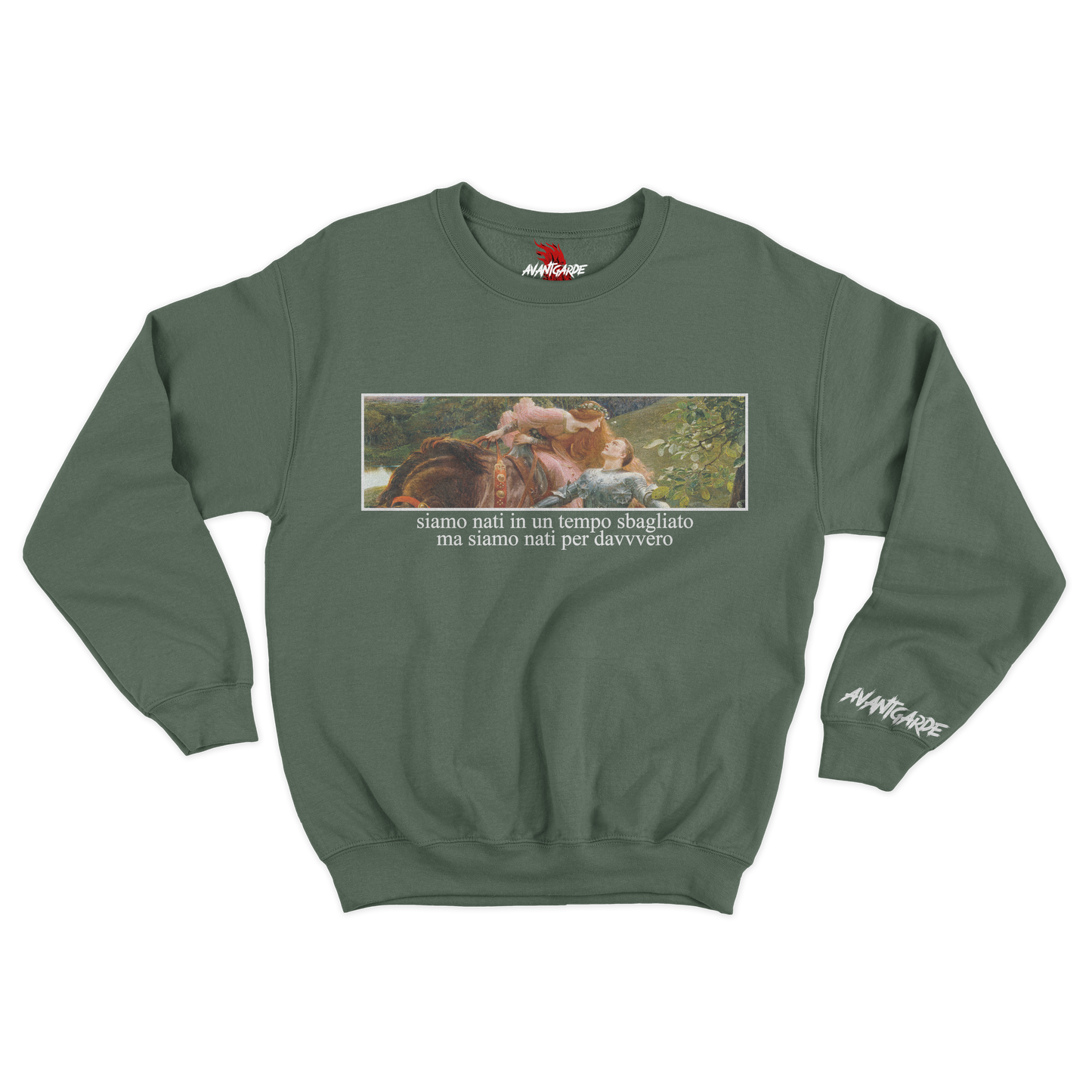 Felpa "Siamo nati in un tempo sbagliato" - Avantgarde