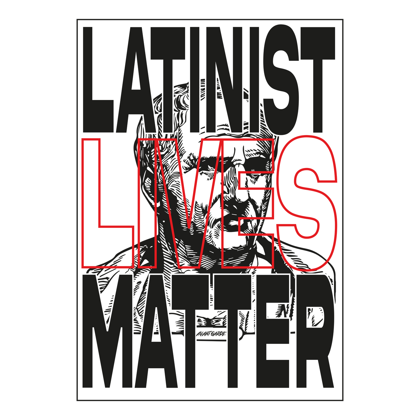 Latinist Lives Matter - Poster A4 con Cornice