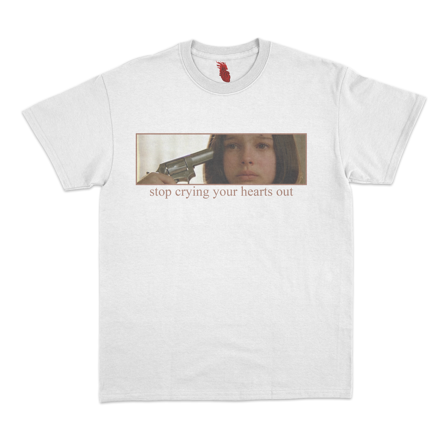 T-Shirt "Stop crying your heart out" - Avantgarde
