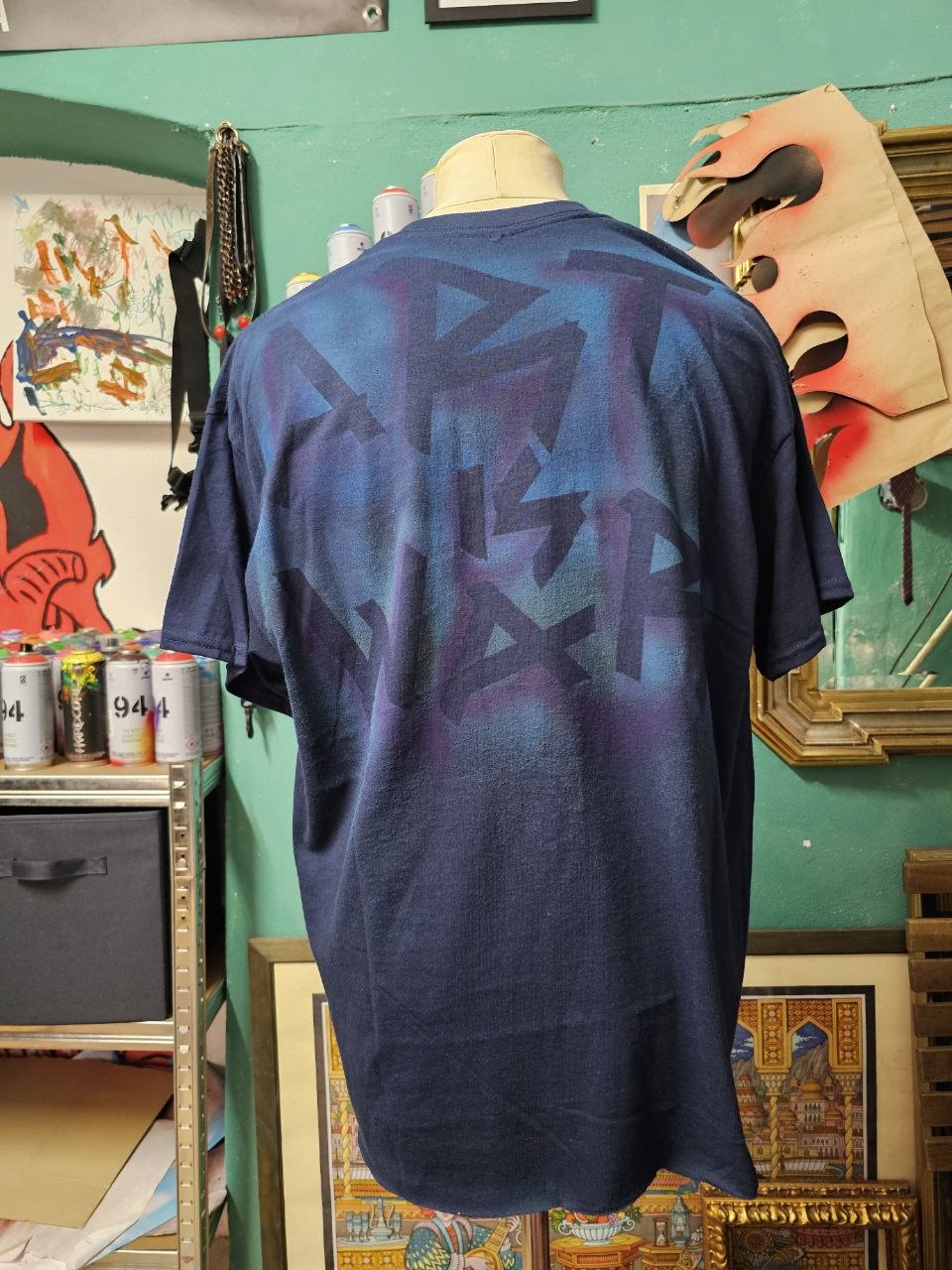 T-Shirt Handmade "Art is War" - Avantgarde