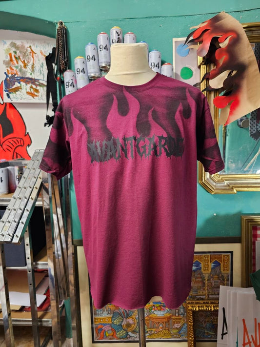 T-Shirt Handmade "Flame" - Avantgarde