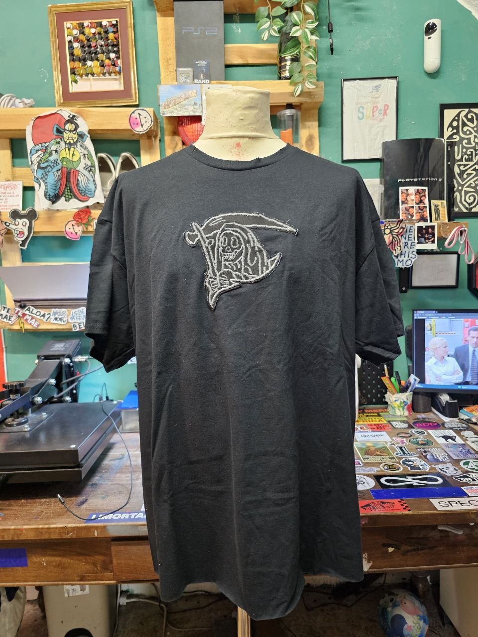 T-Shirt Handmade "Memento Mori" - Avantgarde
