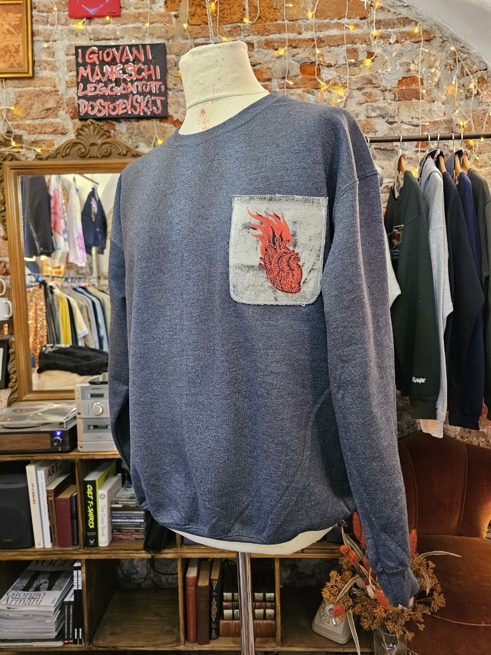 Felpa Handmade "Pocket" - Avantgarde