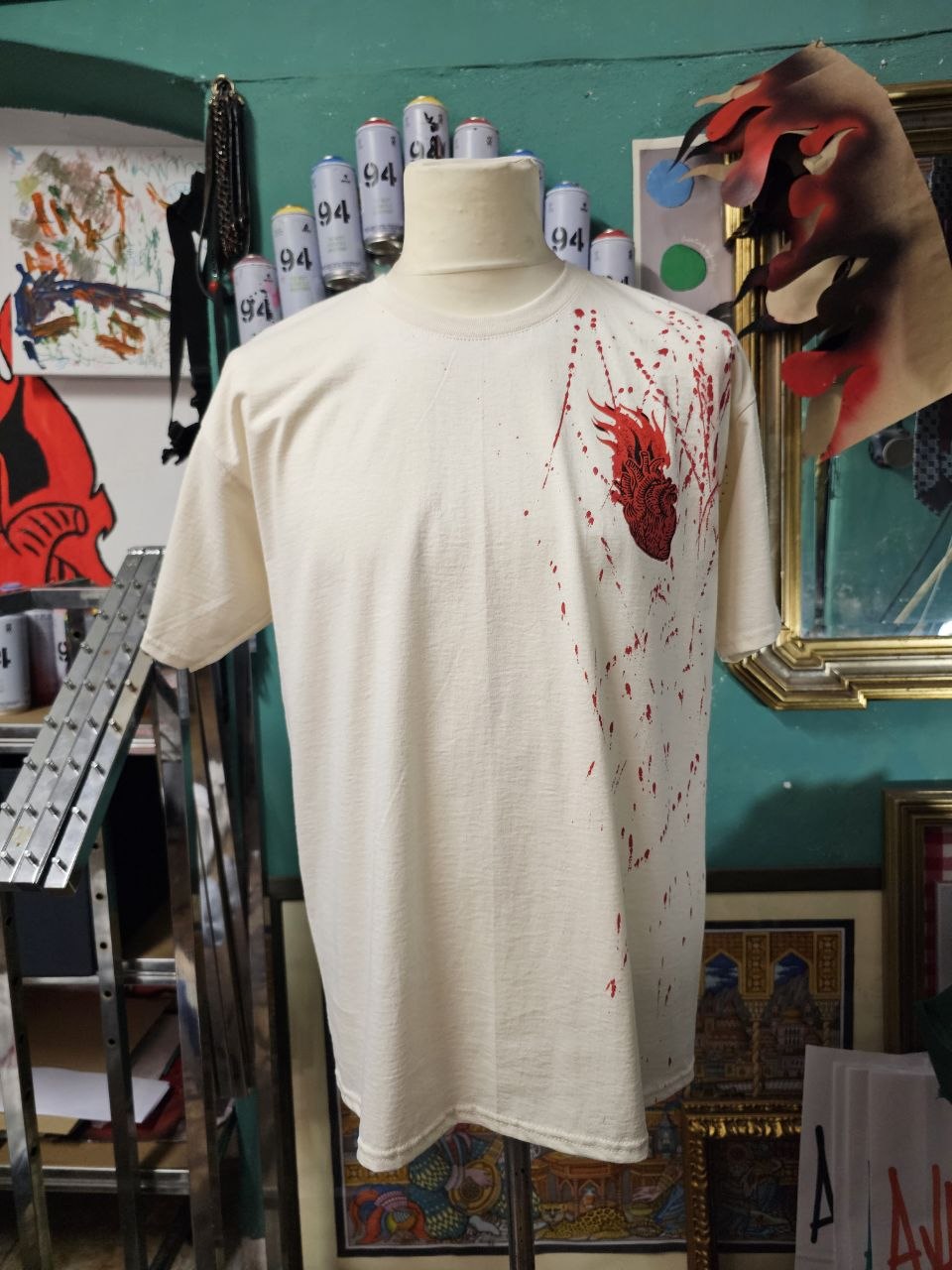 T-Shirt Handmade "Révolte" - Avantgarde
