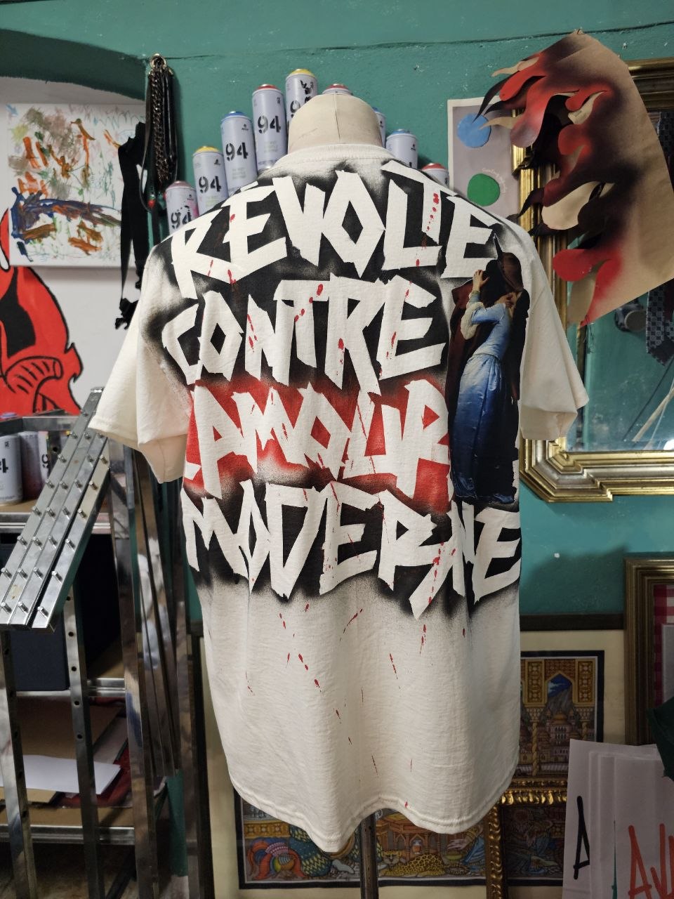 T-Shirt Handmade "Révolte" - Avantgarde