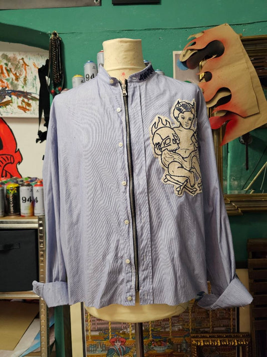 Camicia Handmade con Zip "Saint" - Avantgarde