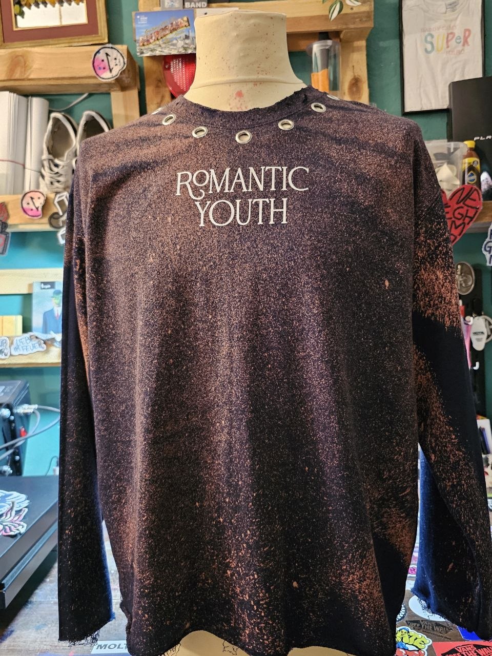 Felpa Crop "Romantic Youth" - Avantgarde