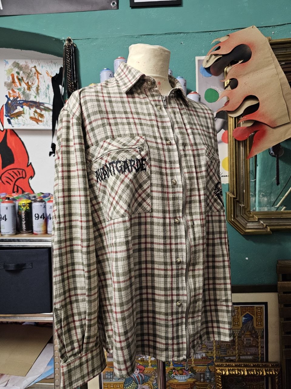 Camicia Handmade con Zip "SHANTERX" - Avantgarde