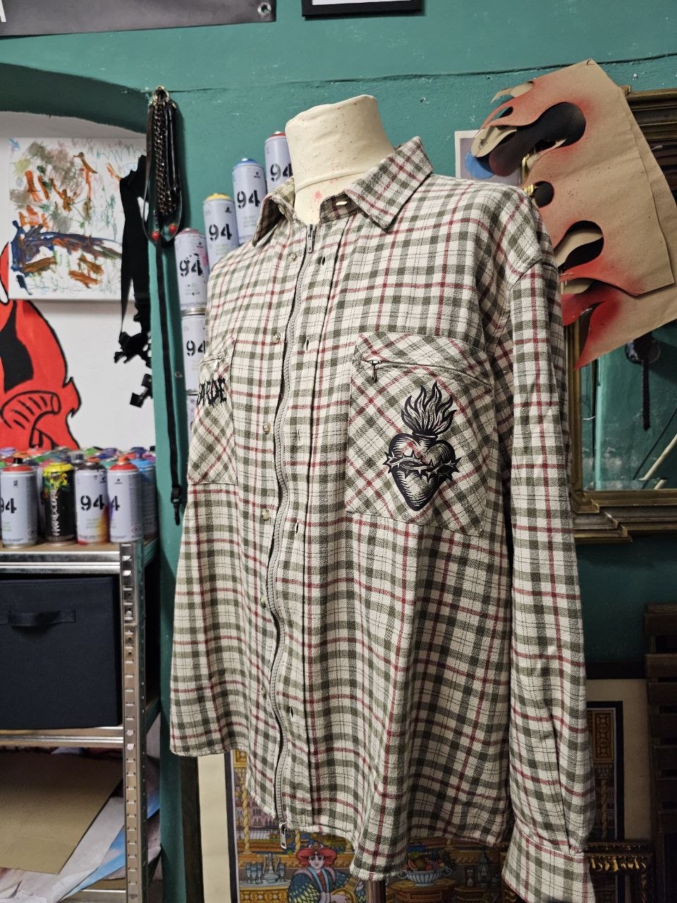 Camicia Handmade con Zip "SHANTERX" - Avantgarde