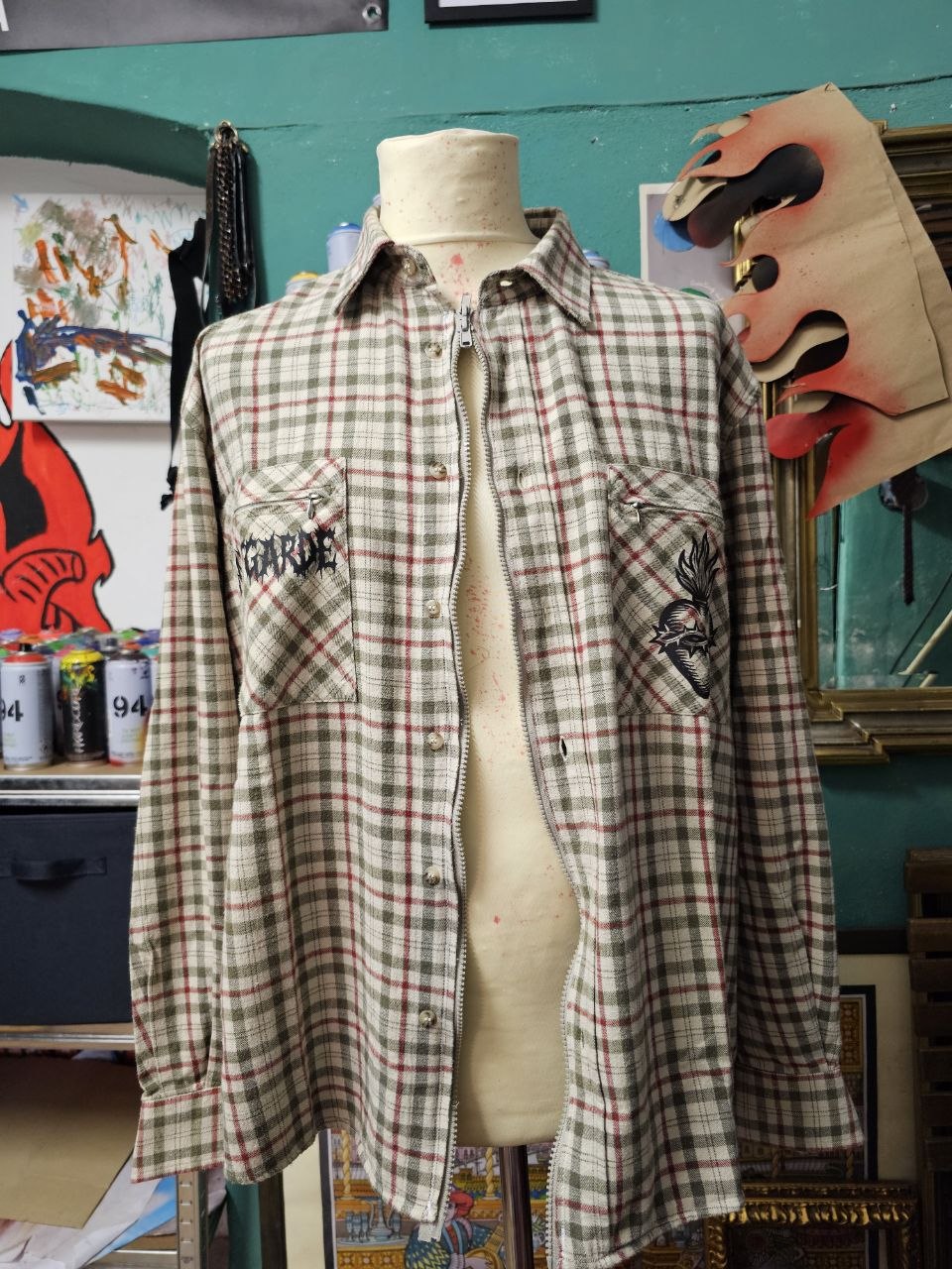 Camicia Handmade con Zip "SHANTERX" - Avantgarde