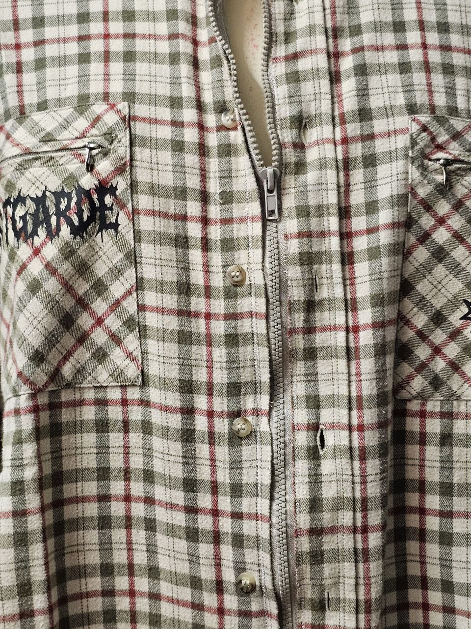 Camicia Handmade con Zip "SHANTERX" - Avantgarde
