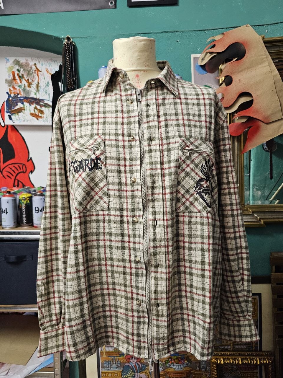 Camicia Handmade con Zip "SHANTERX" - Avantgarde