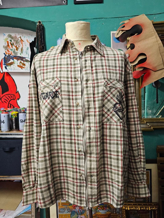 Camicia Handmade con Zip "SHANTERX" - Avantgarde