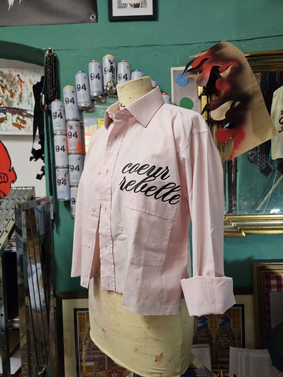 Camicia Handmade "Coeur Rebelle" - Avantgarde