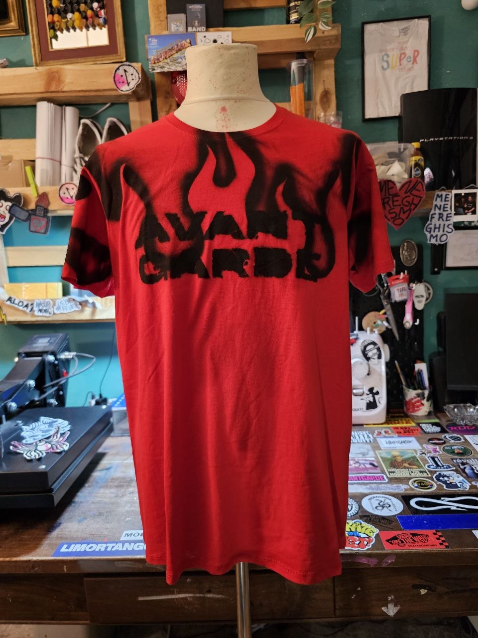T-Shirt Handmade "Flame" - Avantgarde
